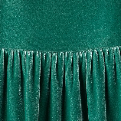 Girls 4-14 Carter's Short-Sleeve Velvet Occasion Dress