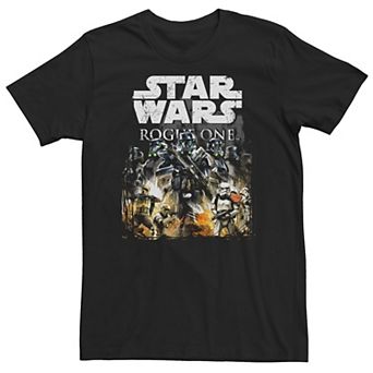 Big & Tall Star Wars Rogue One Troops Of Death Fire Tee
