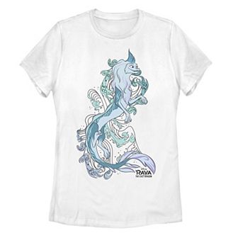 Disney's Raya and the Last Dragon Sisu Juniors' Portrait Graphic Tee