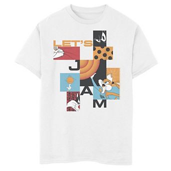 Boys 6-20 Space Jam 2 Let's Jam Collage Graphic Tee