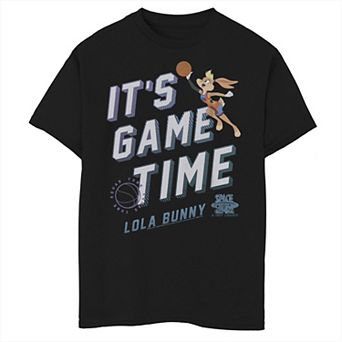 Boys 6-20 Space Jam 2 Lola Bunny It's Game Time Action Portrait Graphic Tee