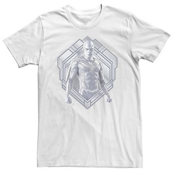 Big & Tall Marvel WandaVision The Vision White Appearance Geometric Tee