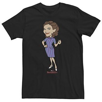 Big & Tall Marvel WandaVision Agatha Harkness Simple Retro Portrait Tee