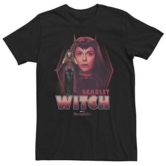 Big & Tall Marvel WandaVision The Scarlet Witch Faded Portrait Tee