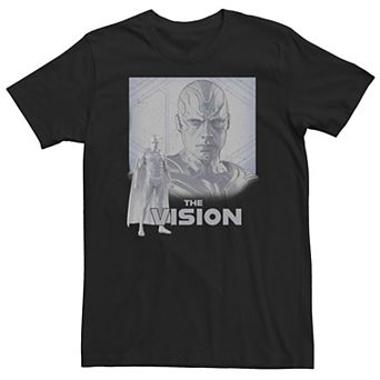 Big & Tall Marvel WandaVision Vision The Sentient Weapon Tee
