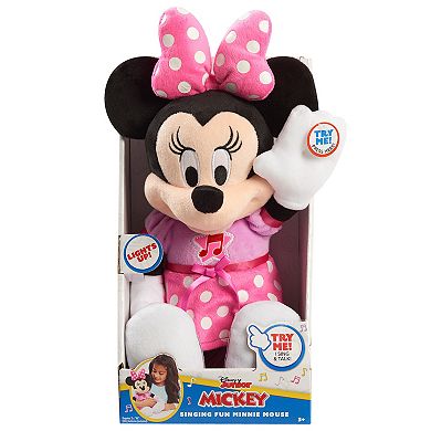 Disney Junior Mickey Mouse Funhouse Singing Fun Minnie Mouse Plush 