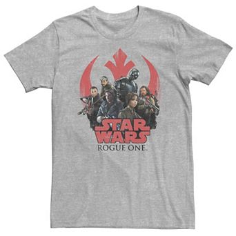 Big & Tall Star Wars Group Rogue Poster Tee