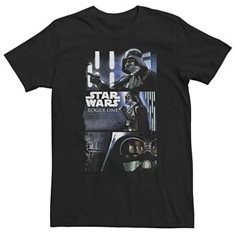 Big & Tall Star Wars Darth Vader Stacked Panels Tee