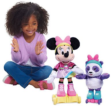 Disney Junior Minnie Mouse Roller-Skating Party Minnie and Panda Plushes