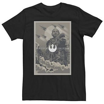 Big & Tall Star Wars Saw Gerrera Stoic Poster Tee