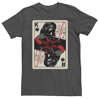 Big & Tall Star Wars Sith Playing Card Tee