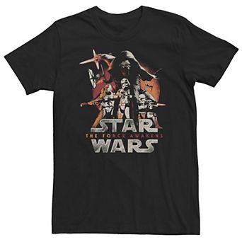Big & Tall Star Wars Episode 7 New Poster Tee