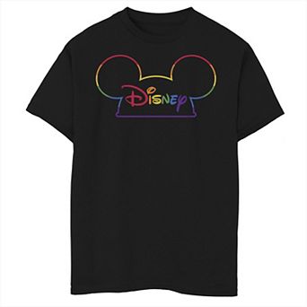 Disney's Mickey Mouse Boys 8-20 Rainbow Mouse Ears Tee