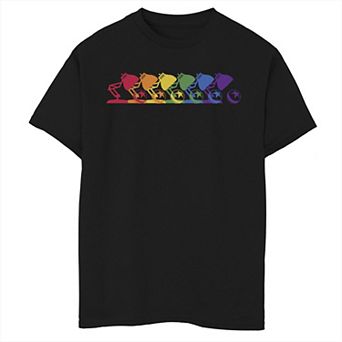 Disney / Pixar's Luxo Boys 8-20 Logo Rainbow Tee