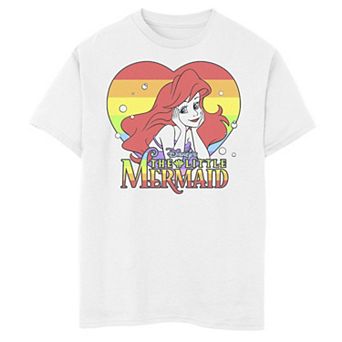 Boys 8-20 Disney Princesses Rainbow Ariel Tee