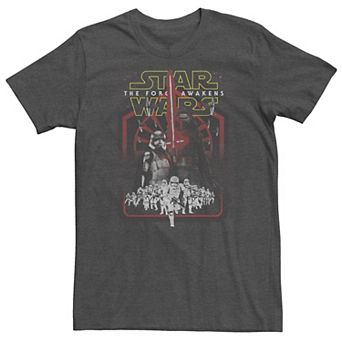 Big & Tall Star Wars The Force Awakens Poster Tee
