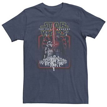 Big & Tall Star Wars The Force Awakens Poster Tee