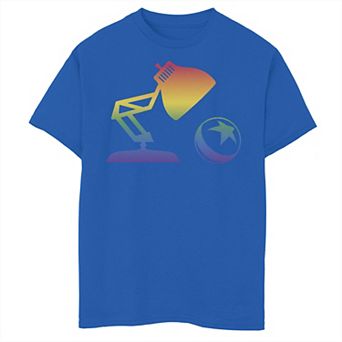 Disney / Pixar Boys 6-20 Logo Spectrum Rainbow Tee