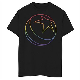 Disney / Pixar's Big Ball Boys 8-20 Logo Rainbow Tee