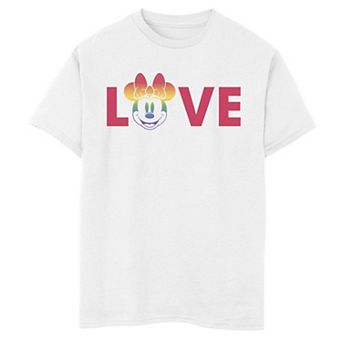 Disney's Minnie Loves Rainbow Boys 8-20 Tee