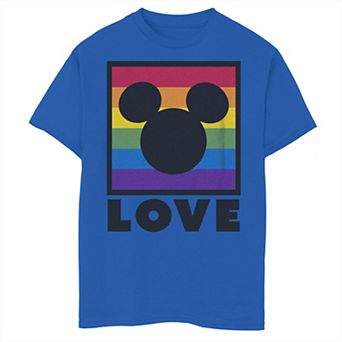 Disney's Mickey Mouse Boys 8-20 Rainbow Box Tee