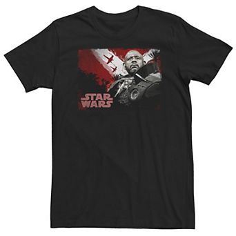 Big & Tall Star Wars Saw Fly By Poster Tee