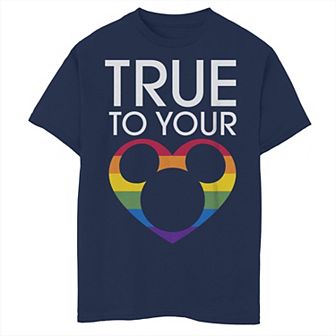 Disney's Mickey Mouse Boys 8-20 True To Rainbow Tee