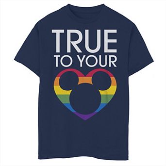 Disney's Mickey Mouse Boys 8-20 True To Rainbow Tee