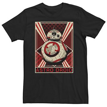 Big & Tall Star Wars The Force Awakens BB-8 Astro Droid Poster Tee