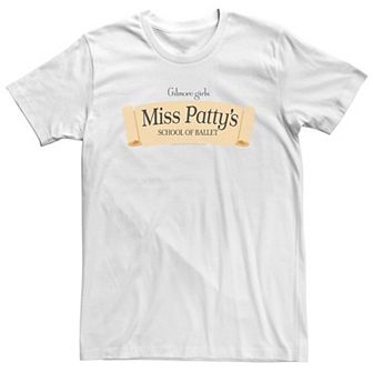 Big & Tall Gilmore Girls Miss Patty's School Of Ballet Logo Tee