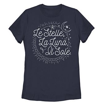 Juniors' "Le Stelle, La Luna, Il Sole" Tee