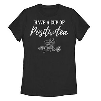 Juniors' "Have A Cup A Positivitea" Tee
