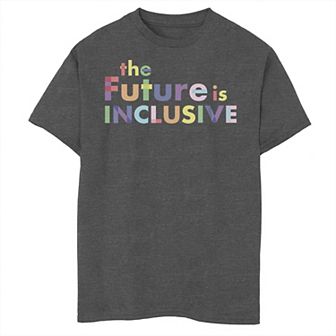 Boys 8-20 Future Is Inclusive Text Tee
