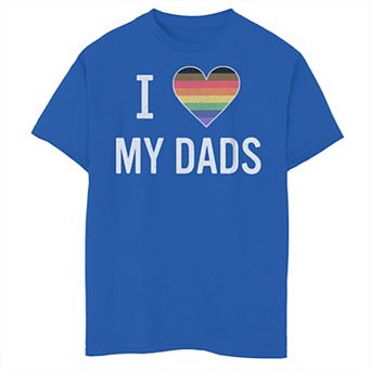 Boys 8-20 My Dads Love Rainbow Tee