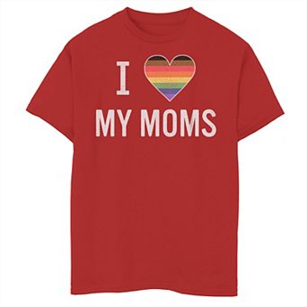 Boys 8-20 My Moms Love Rainbow Tee