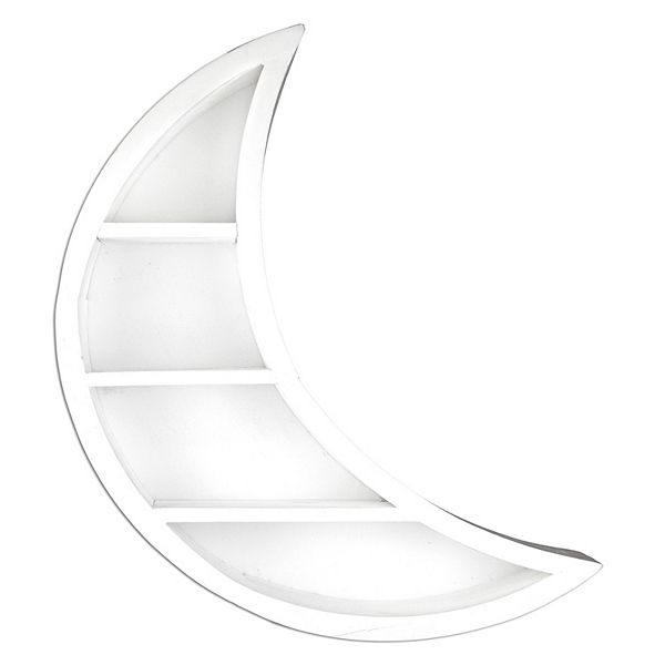 Enchante Accessories White Moon Wall Shelf