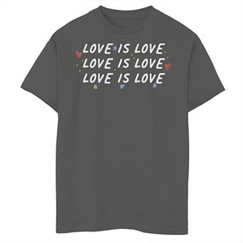 Boys 8-20 Love Is Love Galactic Tee