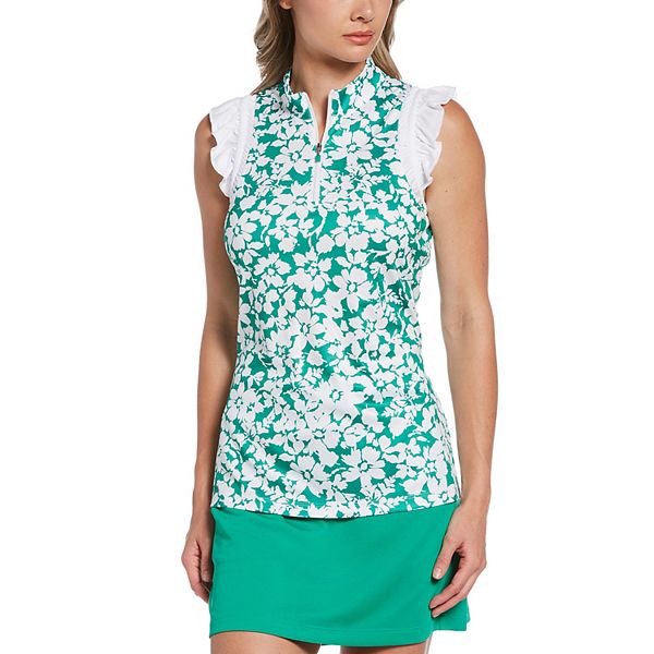 Women's Grand Slam Floral Golf Polo