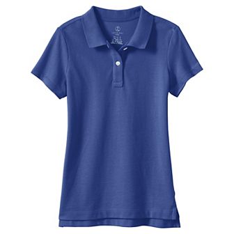 Girls 4-7 Lands' End Short Sleeve Feminine Fit Mesh Polo Shirt