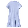 Girls 7-16 Lands' End Solid Mesh Polo Dress