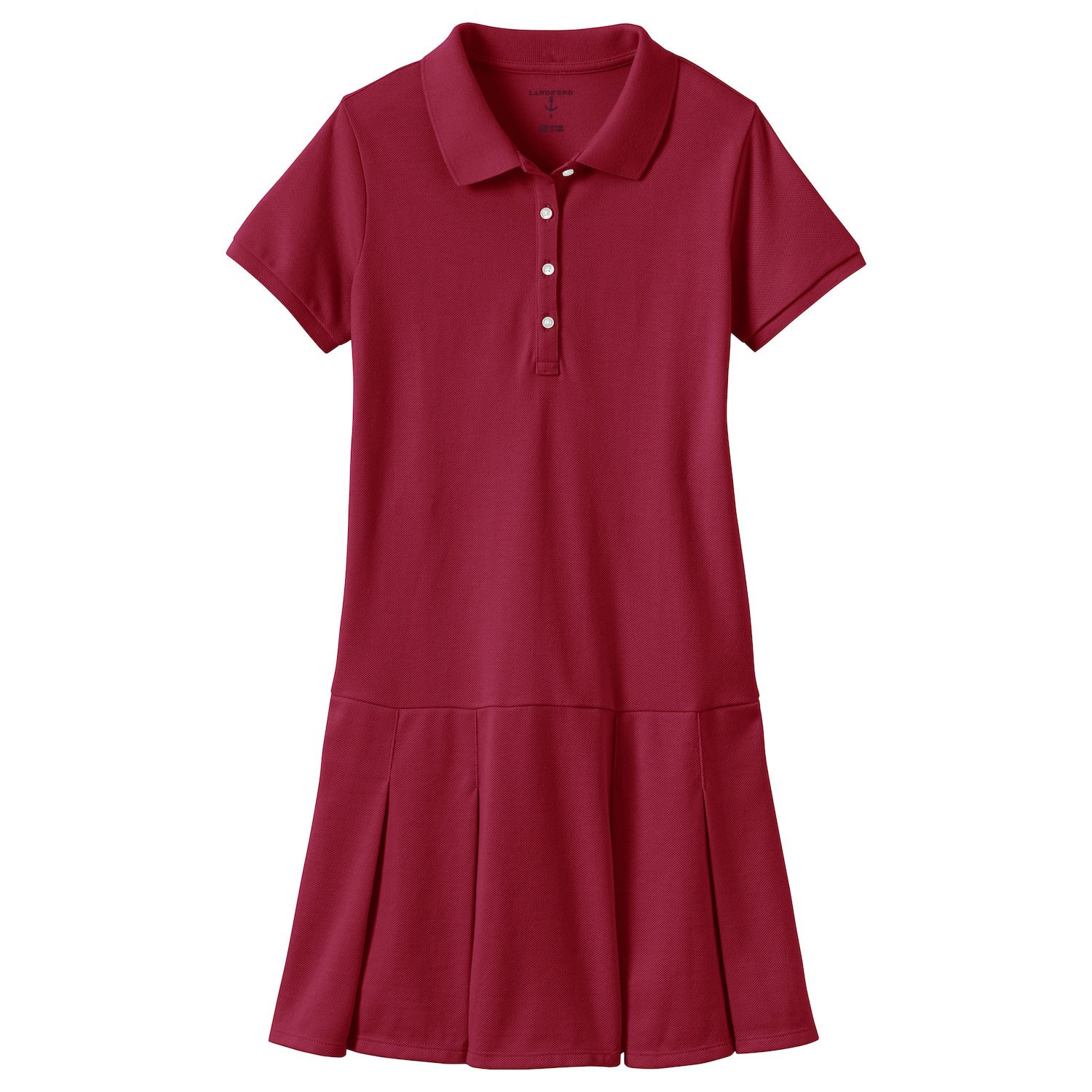 lands end polo dress