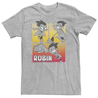 Big & Tall DC Comics Teen Titans Go! Robin Action Panels Tee