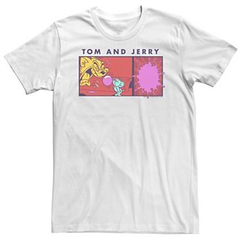 Big & Tall Tom And Jerry Streetwear Gum Box Tee
