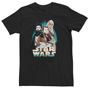 Big & Tall Star Wars Han Solo Movie The Hero Trio Intro Tee