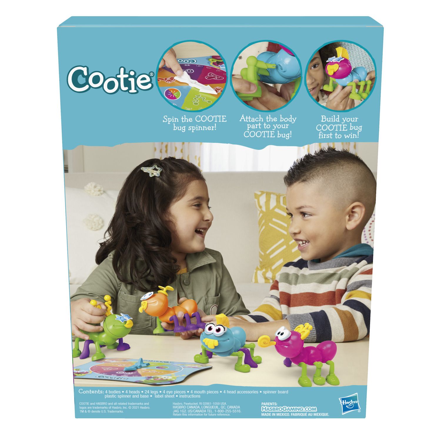 Cootie Board Game By Hasbro