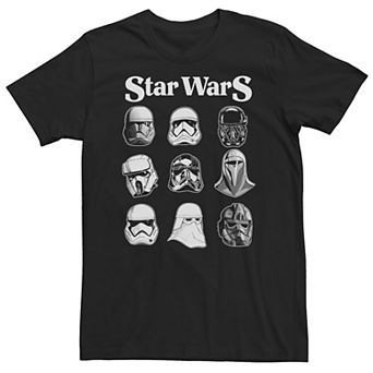 Big & Tall Star Wars Stormtrooper Helmets Poster Tee