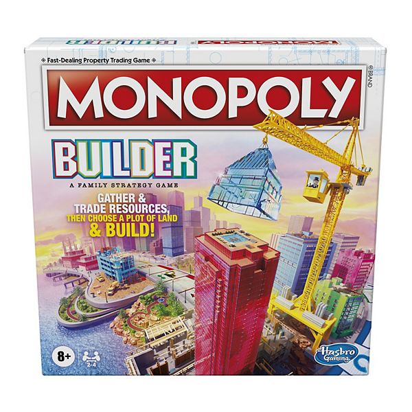 Monopoly Builder Game by Hasbro - Multi