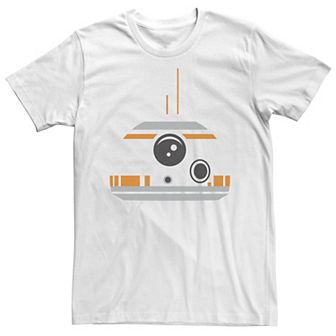Big & Tall Star Wars The Force Awakens BB-8 Minimalist Big Face Costume Tee