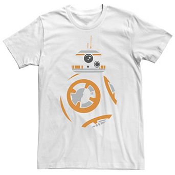 Big & Tall Star Wars The Force Awakens BB-8 Cartoon Portrait Tee