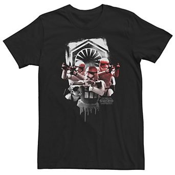 Big & Tall Star Wars Kylo Shadow Silhouette Tee
